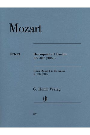 Mozart 莫扎特 降E大调圆号五重奏 K.407（带E大调和F大调的圆号声部）HN 826