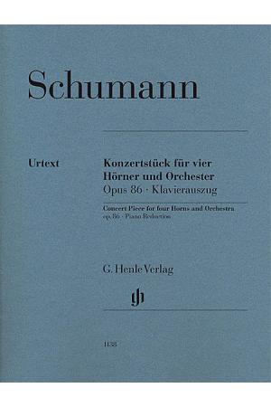 Schumann 舒曼 圆号音乐会作品集 OP.86 （附钢琴伴奏）HN 1138