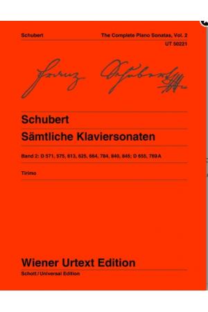 Franz Schubert 舒伯特 钢琴奏鸣曲全集(第二卷) UT50221