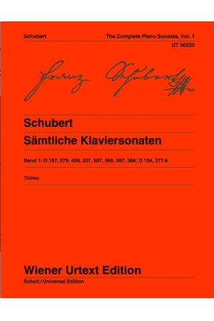 Franz Schubert 舒伯特 钢琴奏鸣曲全集(第一卷) UT50220