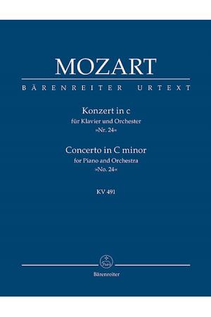 Mozart  莫扎特 第24首c小调 钢琴协奏曲K.491（总谱）  BA.TP 63