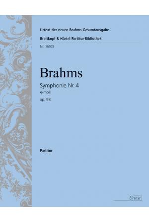 Brahms 勃拉姆斯 第四C小调交响曲 Op. 98（总谱）PB 16103