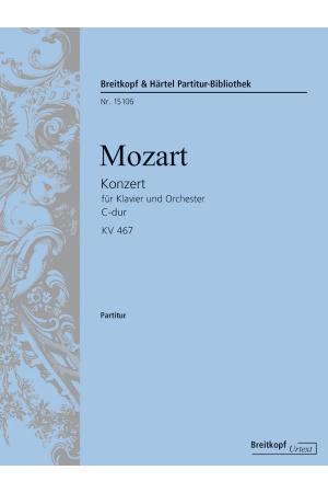 Mozart 莫扎特 第二十一钢琴协奏曲C大调 K. 467（总谱）PB 15110