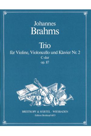 Brahms 勃拉姆斯 第二号钢琴三重奏 OP.87 EB 6053  
