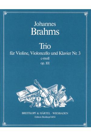 Brahms 勃拉姆斯 第三号钢琴三重奏 OP.101 EB 6054