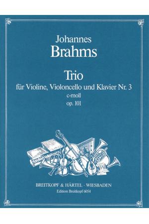Brahms 勃拉姆斯 第三号钢琴三重奏 OP.101 EB 6054