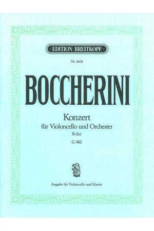 Boccherini 博凯里尼：大提琴协奏曲 降B大调  EB 8618