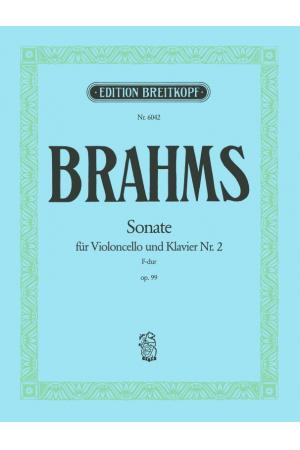 Brahms 勃拉姆斯 第二号大提琴奏鸣曲 OP.99  EB 6042