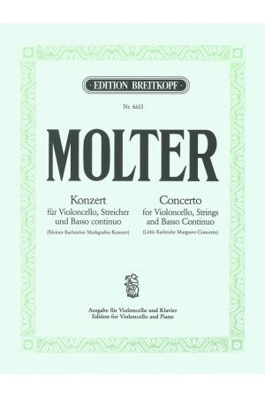 Molter 摩尔特：C大调大提琴协奏曲 EB 6613