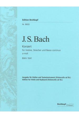 J.S.Bach 巴赫：a小调小提琴协奏曲 BWV 1041  EB 8693