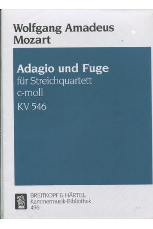 Mozart 莫扎特：C小调慢板与赋格--为弦乐四重奏而作 OP.546  KM 496
