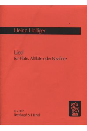 海茵茨 霍立格：歌曲--为长笛，高音长笛或低音长笛而作 BG 1387 