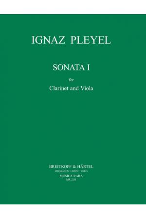 Pleyel 普莱耶尔：第一奏鸣曲--为单簧管和中提琴而作 MR 2131