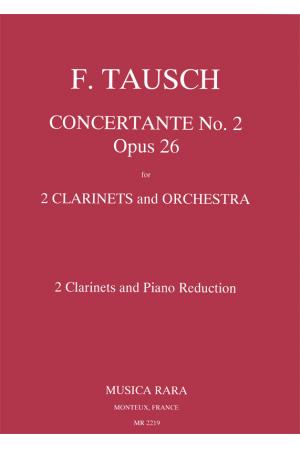Tausch 陶施：第二炫技曲（为2部单簧管和钢琴而作）MR 2219