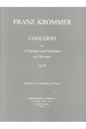 Krommer 克罗默尔：2部单簧管降E大调协奏曲 OP.35  MR 1249