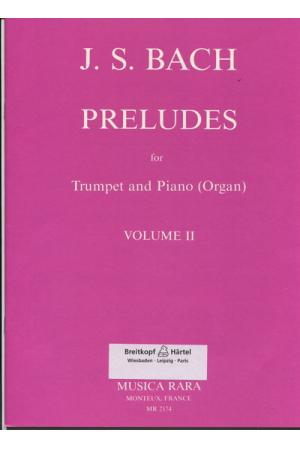 J.S.巴赫：前奏曲--小号和钢琴伴奏（或管风琴）（第二册） MR 2174