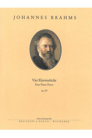 Brahms 勃拉姆斯：四首钢琴作品 OP.119 EB 6015 