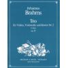 Brahms 勃拉姆斯 第二号钢琴三重奏 OP.87 EB 6053  