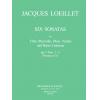 Loeillet, Jacques 洛伊雷特.杰：六首长笛奏鸣曲1--3首  MR 2034 