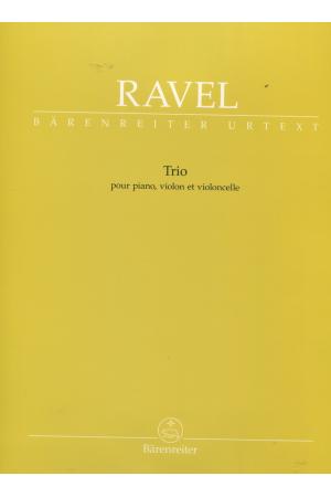 原版乐谱 RAVEL 拉威尔:钢琴、小提琴与大提琴三重奏  BA 9418