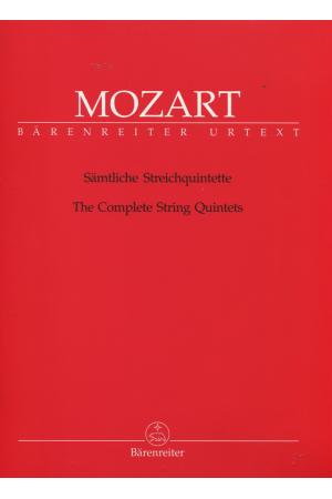 原版乐谱  莫扎特 弦乐五重奏六首  BA  4771