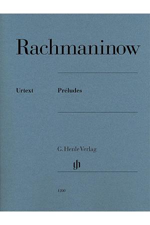 Rachmaninoff 拉赫玛尼诺夫 24首钢琴前奏曲  HN 1200