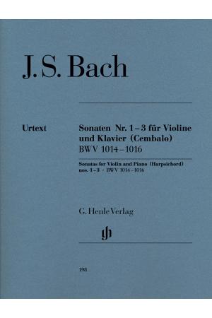 J.S.巴赫 小提琴与钢琴(羽管键琴)奏鸣曲1-3 BWV 1014-1016 HN 198