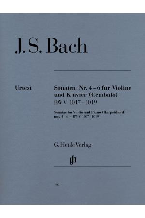 J.S.巴赫 小提琴与钢琴(羽管键琴)奏鸣曲4-6 BWV 1017- 1019 HN 199