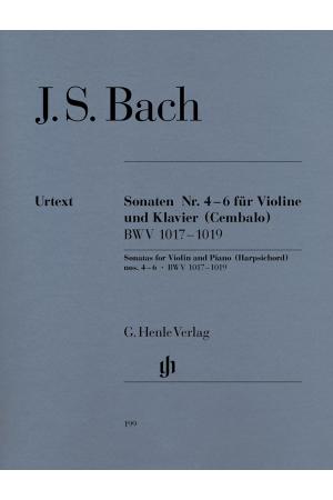 J.S.巴赫 小提琴与钢琴(羽管键琴)奏鸣曲4-6 BWV 1017- 1019 HN 199