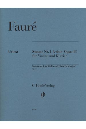 Fauré 福雷 A大调第一奏鸣曲（为小提琴与钢琴而作），Opus 13 HN 980