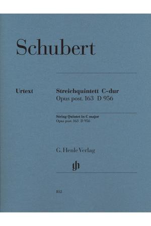 Schubert 舒伯特 C大调弦乐五重奏op. post. 163 D 956 HN 812