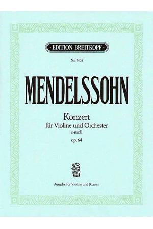 Mendelssohn 门德尔松 e小调小提琴协奏曲 OP 64 （奥伊斯特拉赫 编订）EB 7406