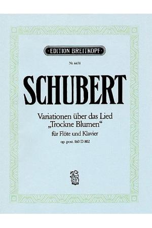 Schubert 舒伯特歌曲“干花”变奏曲--为长笛而作 D 802 EB 6658