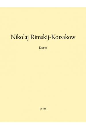 Rimsky-Korsakov  里姆斯基-科萨科夫 单簧管二重奏 MR 1858