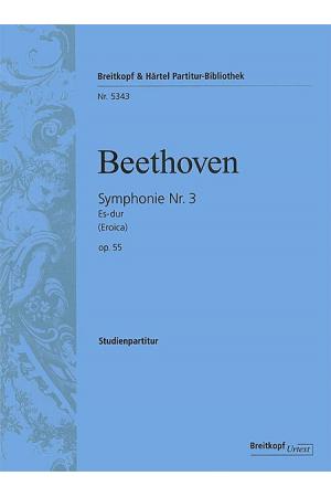 Beethoven 贝多芬 第三号交响曲 降E大调 op.55（总谱）PB 5343