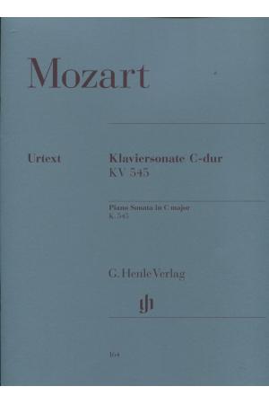 原版 莫扎特钢琴奏鸣曲  Klavirsonate C-dur  KV 545  HN 164