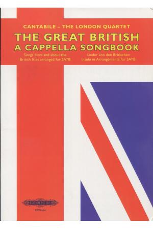 原版乐谱  9首合唱作品 THE GREAT BRITISH  A CAPPELLA SONGBOOK   EP 72404