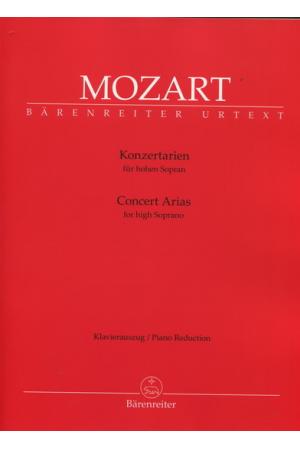 Mozart 莫扎特 女高音音乐会咏叹调 包含声乐演唱分谱和华彩   BA 9181