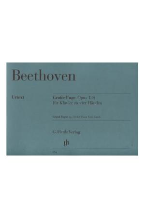 Beethoven 贝多芬钢琴四手联弹《大赋格》作品134  HN 954