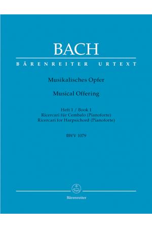 J S Bach 巴赫 《音乐的奉献》第1卷：利切卡尔羽管键琴（钢琴） BA 5154