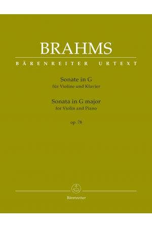 Brahms 勃拉姆斯  G大调小提琴奏鸣曲 op. 78  BA 9431