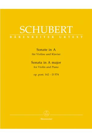 Schubert 舒伯特 A大调小提琴奏鸣曲 op. post.162 D 574 BA 5605