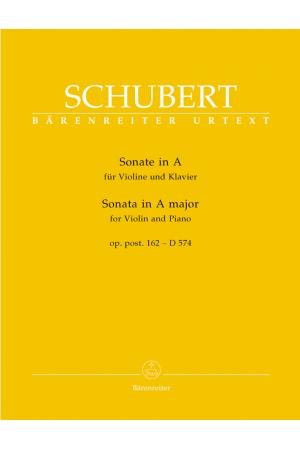 Schubert 舒伯特 A大调小提琴奏鸣曲 op. post.162 D 574 BA 5605