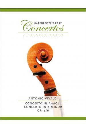 Vivaldi 维瓦尔第 A小调小提琴协奏曲  op. 3/6  BA 8974