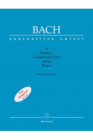 J S Bach  巴赫 六首无伴奏大提琴组曲 BWV 1007-1012  BA 5216