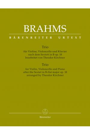 Brahms 勃拉姆斯 钢琴三重奏—改编自B大调弦乐六重奏 op. 18 BA 9441