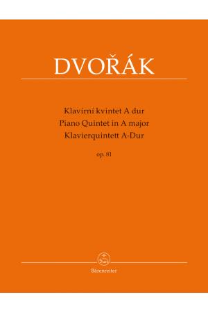 Dvorák 德沃夏克 A大调钢琴五重奏 op. 81 BA 9573