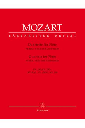 Mozart 莫扎特 四重奏--为长笛、小提琴、中提琴与大提琴而作 BA 4405