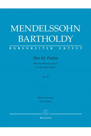 Mendelssohn 门德尔松 《诗篇42》（德文/英文）—声乐钢琴伴奏谱 BA 9074-90