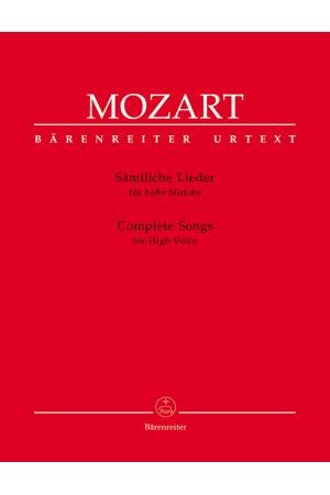 Mozart 莫扎特 高音歌曲集（德文）BA 5330